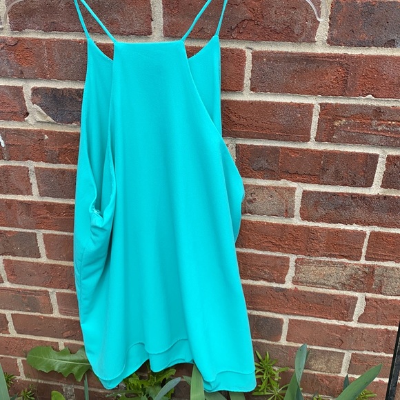 Paper Crane teal or aqua top - Picture 3 of 3